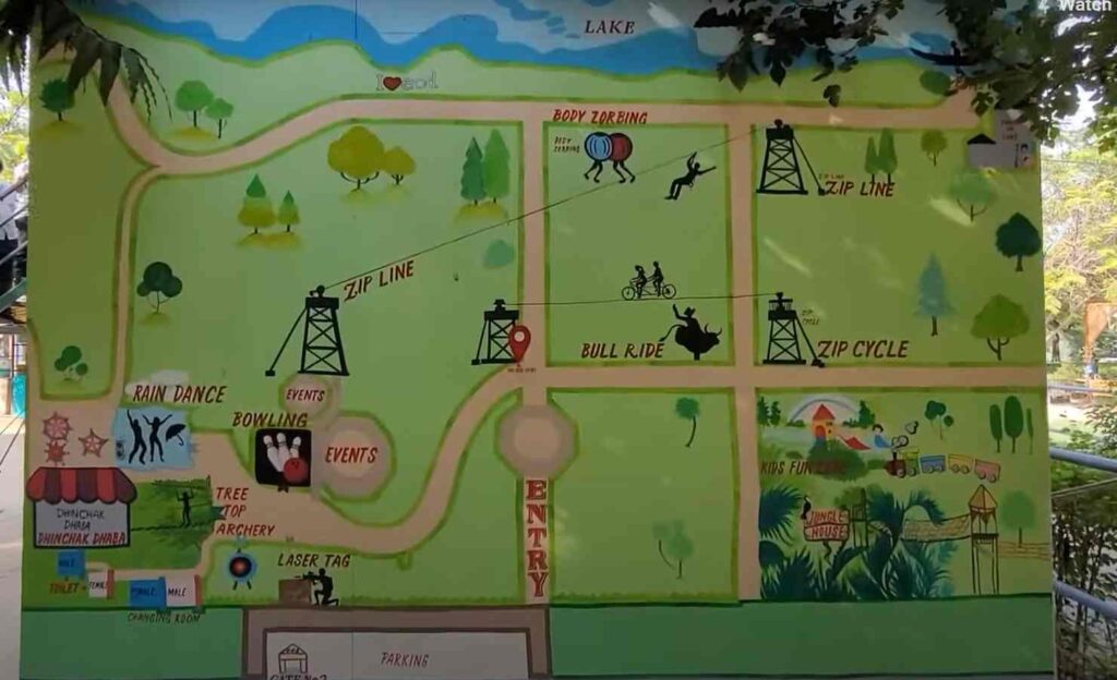 Eod Adventure Park map